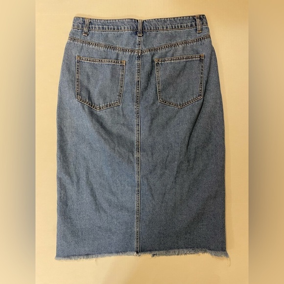 Dazy denim jean midi skirt size XL - Picture 3 of 7